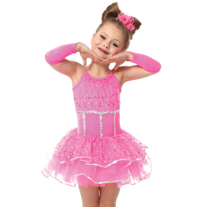 Made in USA Kurve Kids Dance Sequin & Stud Full Length Cami 